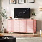 Mobile TV Imbottito – Pelle Nera / Rosa / Tigrato | Adatto a TV da 65–75" | Montaggio a 1 Persona