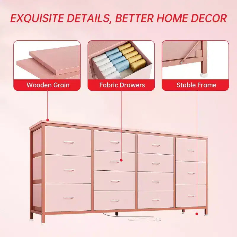 Mobile TV Imbottito – Pelle Nera / Rosa / Tigrato | Adatto a TV da 65–75" | Montaggio a 1 Persona