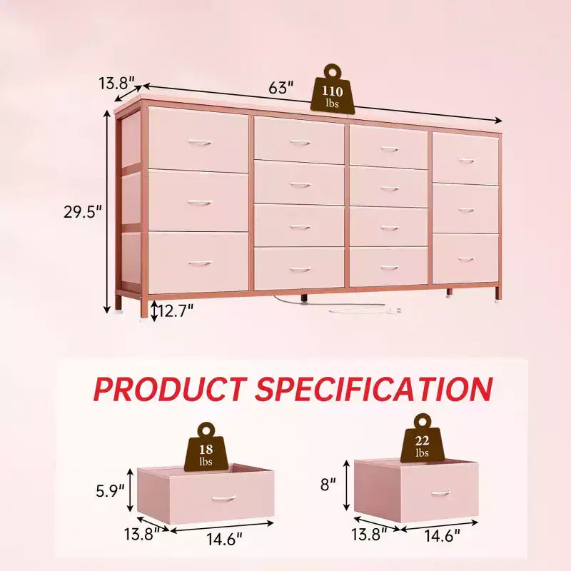 Mobile TV Imbottito – Pelle Nera / Rosa / Tigrato | Adatto a TV da 65–75" | Montaggio a 1 Persona