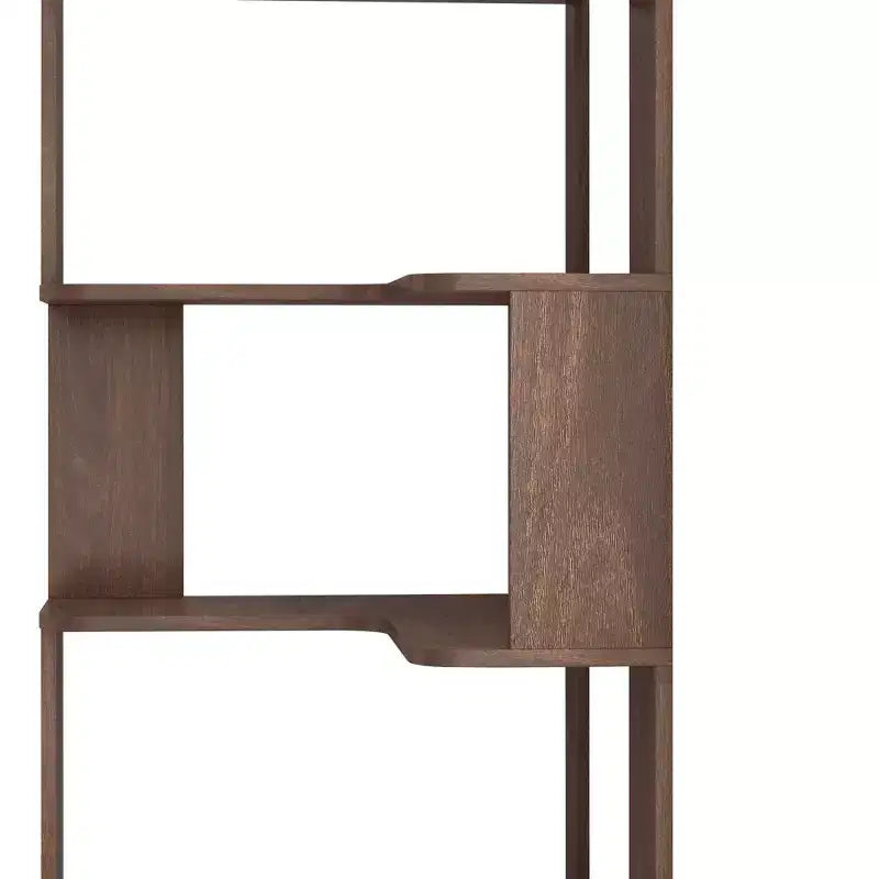 Scaffale angolare a 6 ripiani, multicolore, ripiani aperti, montaggio a 1 persona