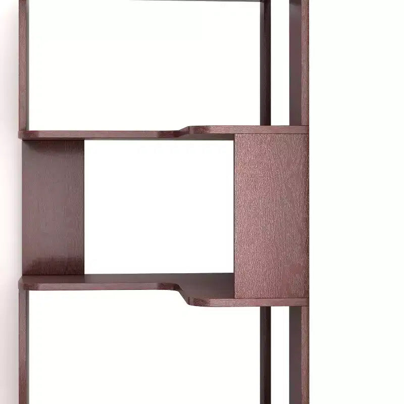 Scaffale angolare a 6 ripiani, multicolore, ripiani aperti, montaggio a 1 persona