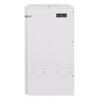 Letto a scomparsa matrimoniale/queen-size grigio/bianco con cassetto portaoggetti e USB, per 1-2 persone