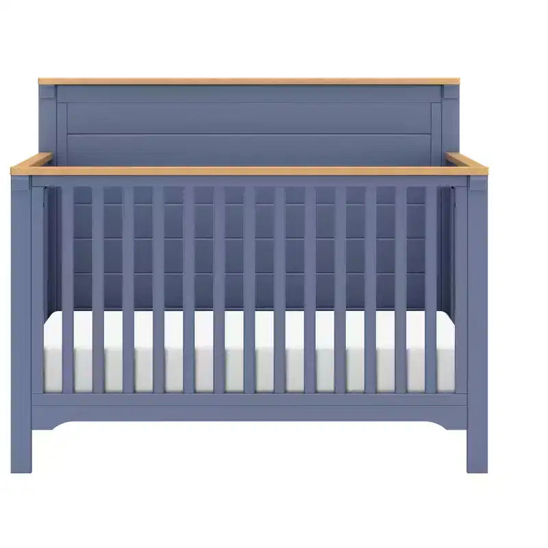 Culla trasformabile 4-in-1 – Blu Baia e Miele / Salvia Chiaro e Miele / Bianco Caldo e Miele, 1 bambino