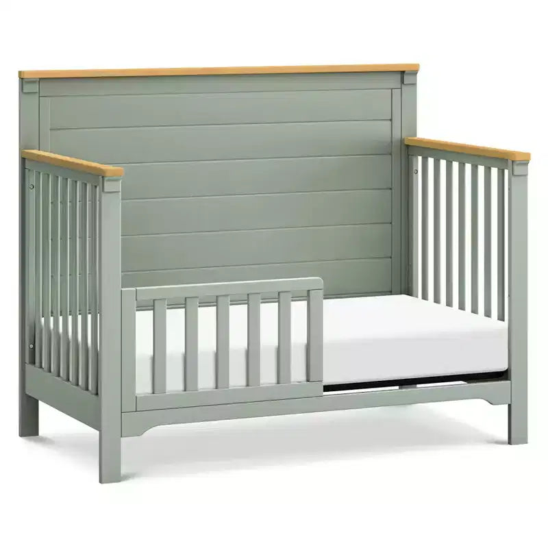 Culla trasformabile 4-in-1 – Blu Baia e Miele / Salvia Chiaro e Miele / Bianco Caldo e Miele, 1 bambino