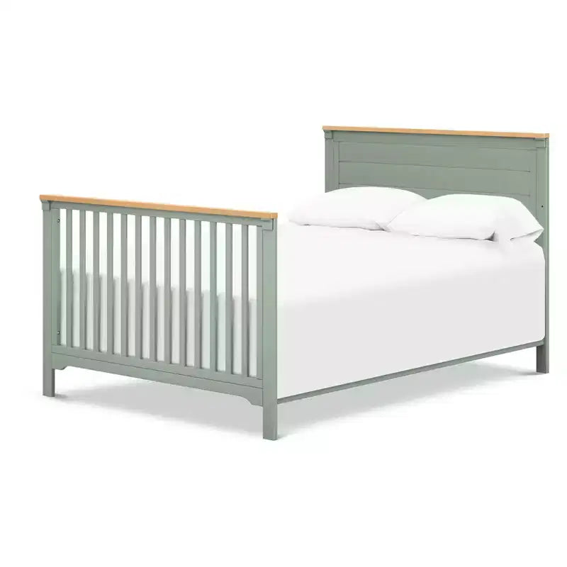 Culla trasformabile 4-in-1 – Blu Baia e Miele / Salvia Chiaro e Miele / Bianco Caldo e Miele, 1 bambino