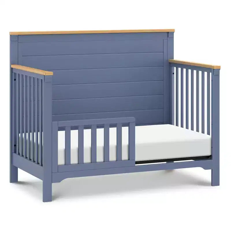 Culla trasformabile 4-in-1 – Blu Baia e Miele / Salvia Chiaro e Miele / Bianco Caldo e Miele, 1 bambino
