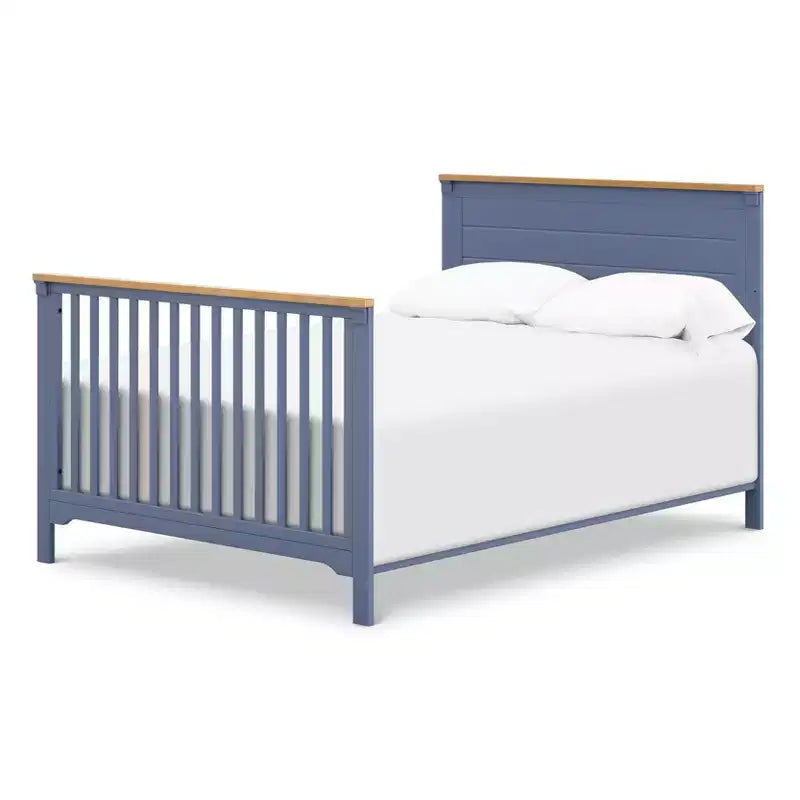 Culla trasformabile 4-in-1 – Blu Baia e Miele / Salvia Chiaro e Miele / Bianco Caldo e Miele, 1 bambino
