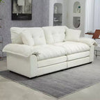 Divanetto a 2 Posti in ciniglia largo 213 cm, seduta profonda