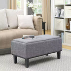 Pouf contenitore rotondo Sandstone - Similpelle, singolo