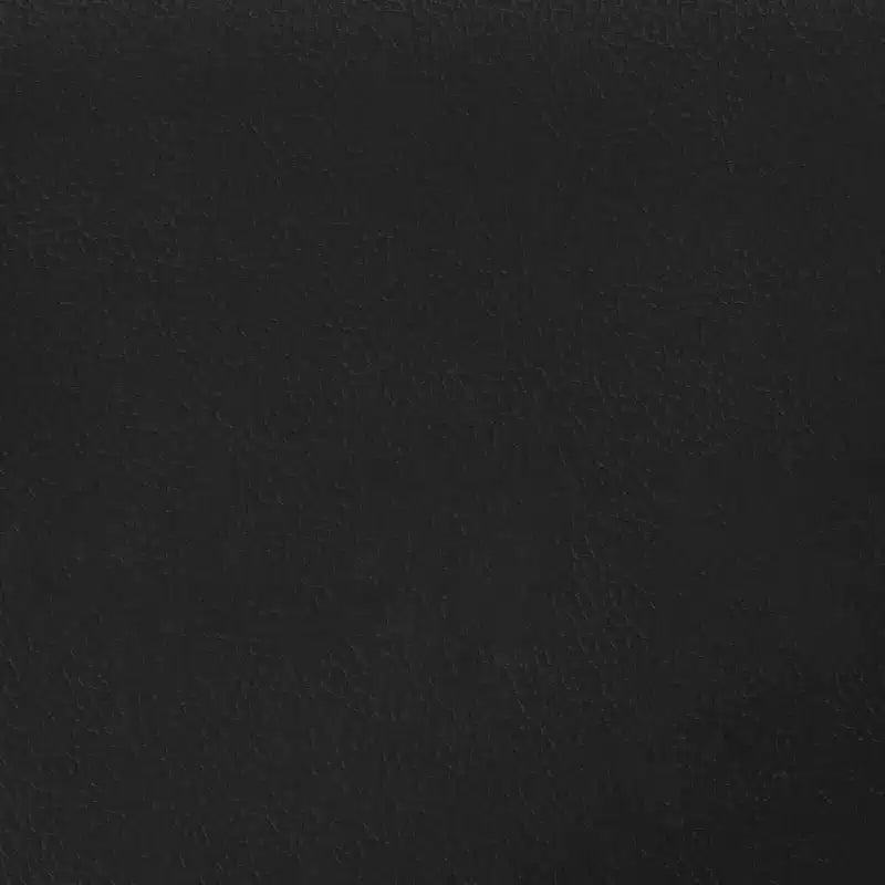 Divano in similpelle nera — Schienale con cuscini, 1–2 posti