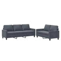 vidaXL Sofa Set with Cushions Couch Armchair for Living Room 2 Piece Velvet