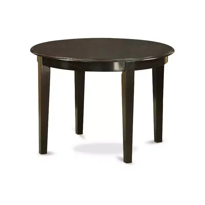 Set da pranzo quadrato 5 pezzi Cappuccino per 4 persone, legno e similpelle