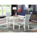 Set da pranzo in similpelle a 3 pezzi Espresso & Marrone per 2 persone