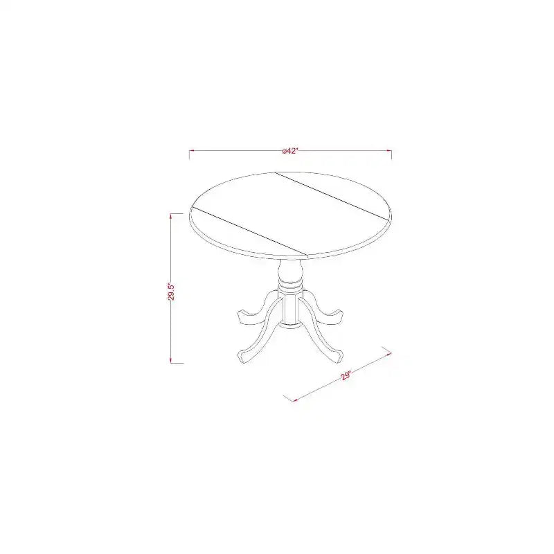 Set da pranzo allungabile 3 pezzi Espresso per 2 persone