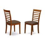 Set da pranzo rettangolare in legno Espresso 5 pezzi, 4 posti