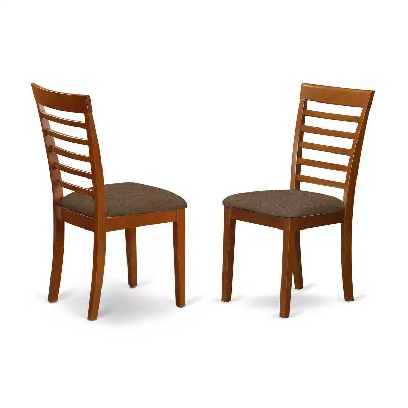Set da pranzo rettangolare in legno Espresso 5 pezzi, 4 posti
