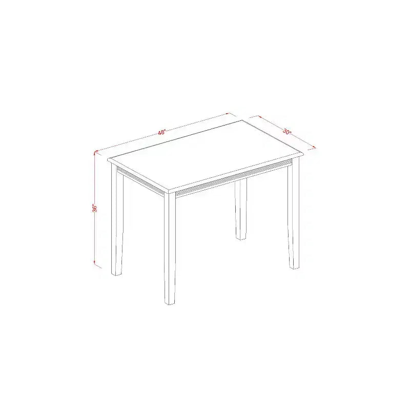 Set da pranzo da 3 pezzi marrone ad altezza bancone, 2 posti a sedere