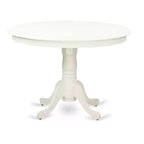 Set da pranzo rettangolare 5 pezzi lino bianco, 4 posti a sedere