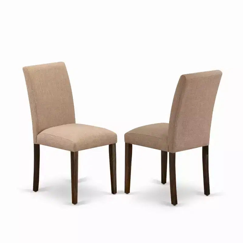 Set da pranzo rettangolare multi-colore da 7 pezzi per 6 persone, struttura in legno e sedie imbottite in finta pelle
