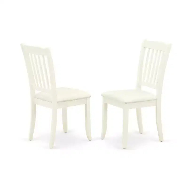 Set da pranzo rotondo da 5 pezzi in noce scuro per 4 persone