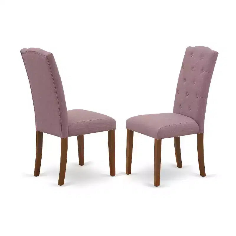 Set da pranzo in legno a 3 pezzi per 2 persone, colore espresso