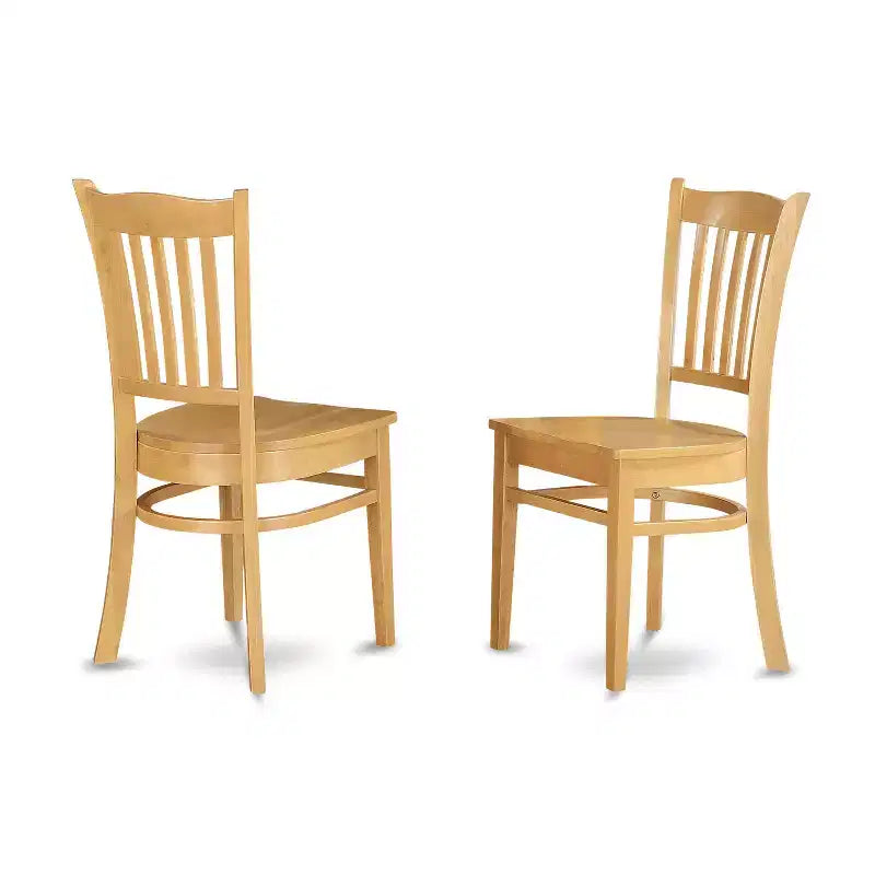 Set da pranzo allungabile rettangolare in rovere naturale da 5 pezzi, 4 posti