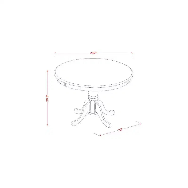 Set da pranzo rotondo in 3 pezzi Linen White per 2 persone, struttura in legno con sedili in similpelle