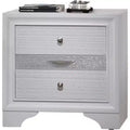 Royal Hampton 3 Drawers Wood Nightstand By Naima , White
