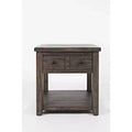 Jofran,Madison County Rustic Reclaimed Pine Farmhouse End Table