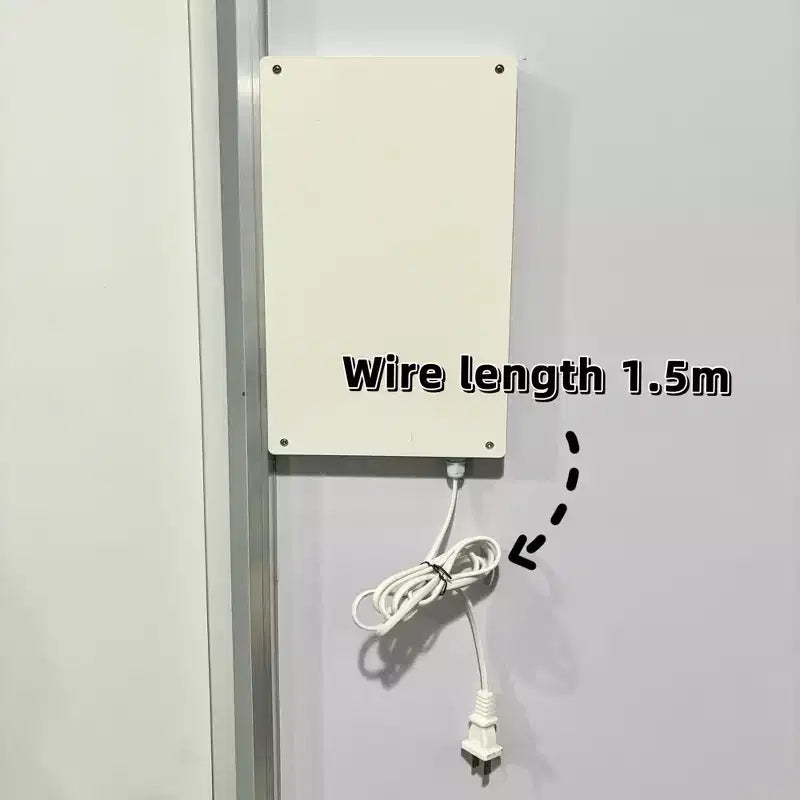 Specchio a LED intero ad arco dorato - da terra e a parete