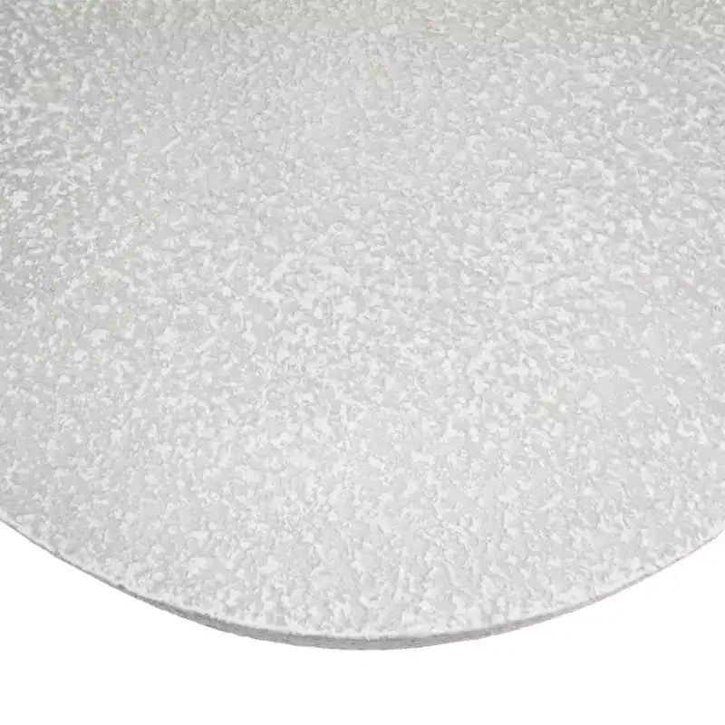 Tavolino rotondo bianco effetto pietra – Per interni/esterni, 1 pezzo