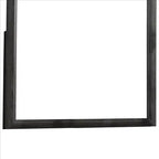 Specchio da Parete Rettangolare con Cornice in Legno Grigio