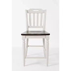 Jofran, Orchard Park Farmhouse Solid Rubberwood Slatback Counter Height Stool (Set of 2)