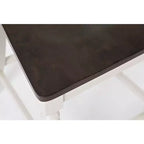 Sgabello da bar ad altezza bancone senza braccioli, grigio tenue e marrone - 1 posto, set da 2