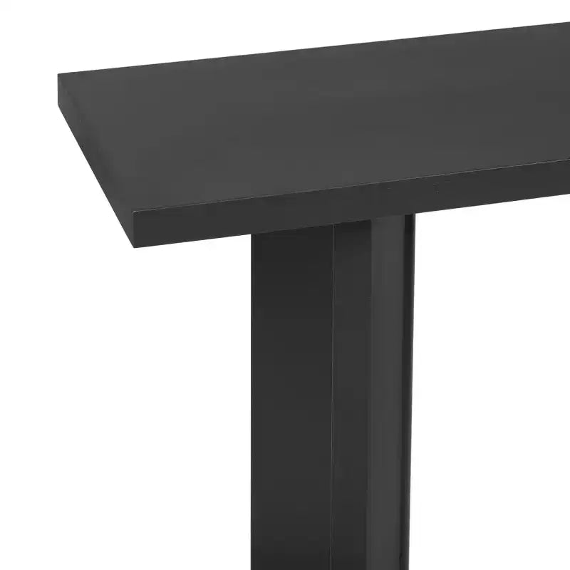 Consolle – Beige / Nero / Naturale, Gambe Geometriche, Ingresso & Corridoio