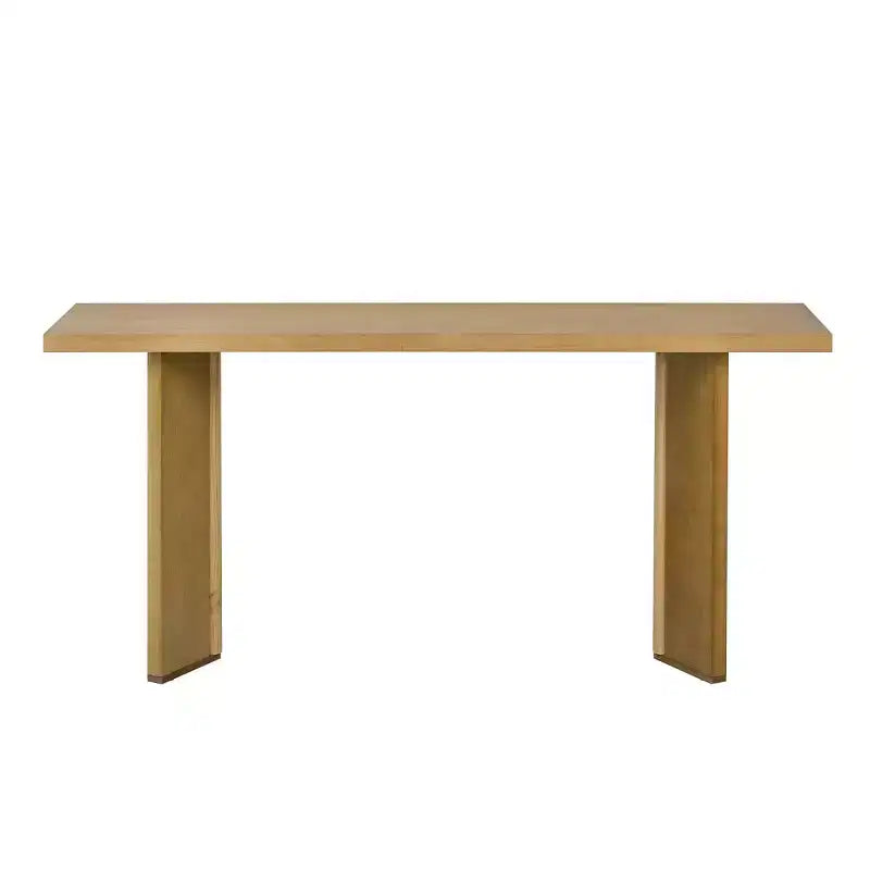 Consolle – Beige / Nero / Naturale, Gambe Geometriche, Ingresso & Corridoio
