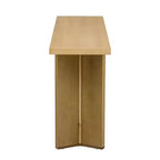 Consolle – Beige / Nero / Naturale, Gambe Geometriche, Ingresso & Corridoio