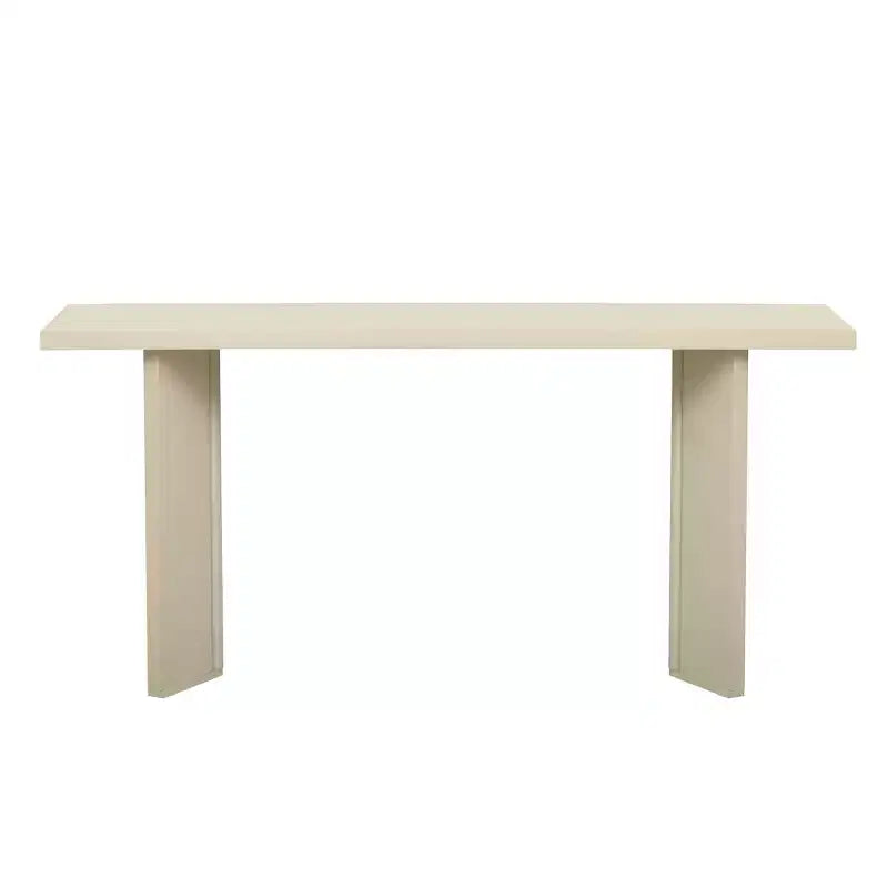 Consolle – Beige / Nero / Naturale, Gambe Geometriche, Ingresso & Corridoio
