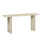 Consolle – Beige / Nero / Naturale, Gambe Geometriche, Ingresso & Corridoio