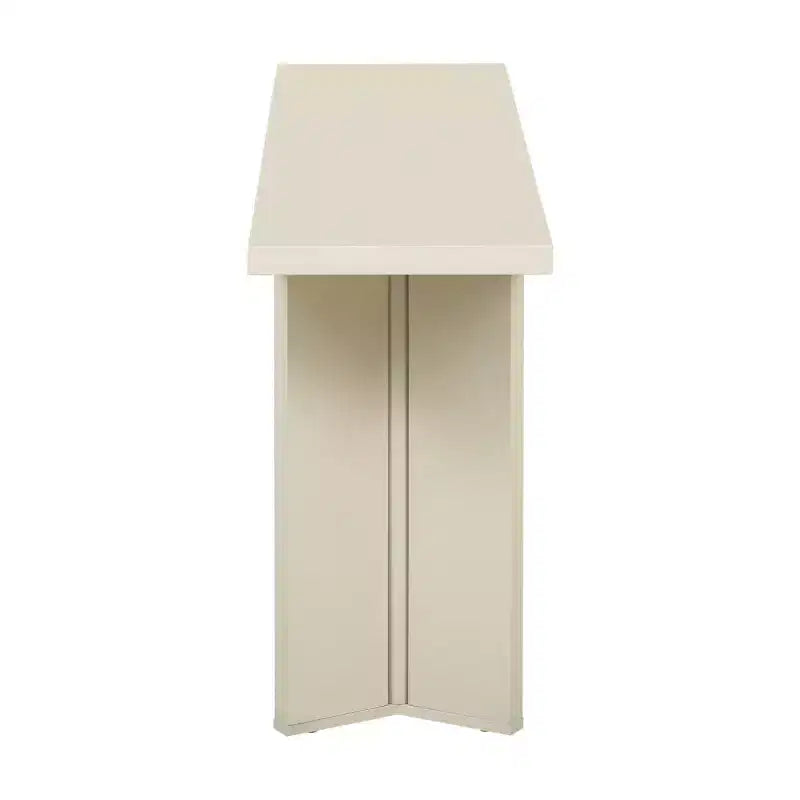Consolle – Beige / Nero / Naturale, Gambe Geometriche, Ingresso & Corridoio