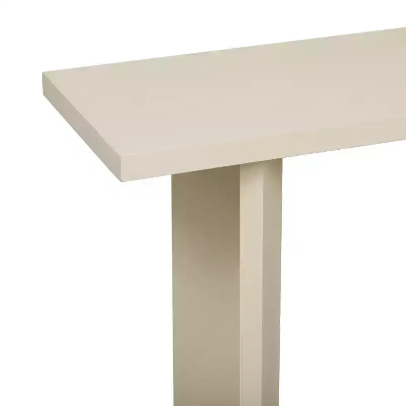 Consolle – Beige / Nero / Naturale, Gambe Geometriche, Ingresso & Corridoio