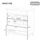 Base per mobile da bagno autoportante da 30" senza lavello – Nero / Grigio / Verde / Bianco, Singolo, con cassetto e ante a battente