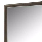 Specchio da comò Royal Hampton, vetro bisellato, cornice in legno marrone scuro, 44x45