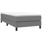 Struttura letto a piattaforma in tessuto grigio scuro, Twin XL, Letto singolo