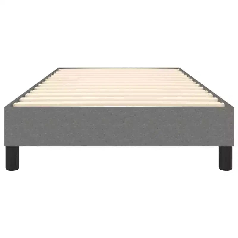 Struttura letto a piattaforma in tessuto grigio scuro, Twin XL, Letto singolo