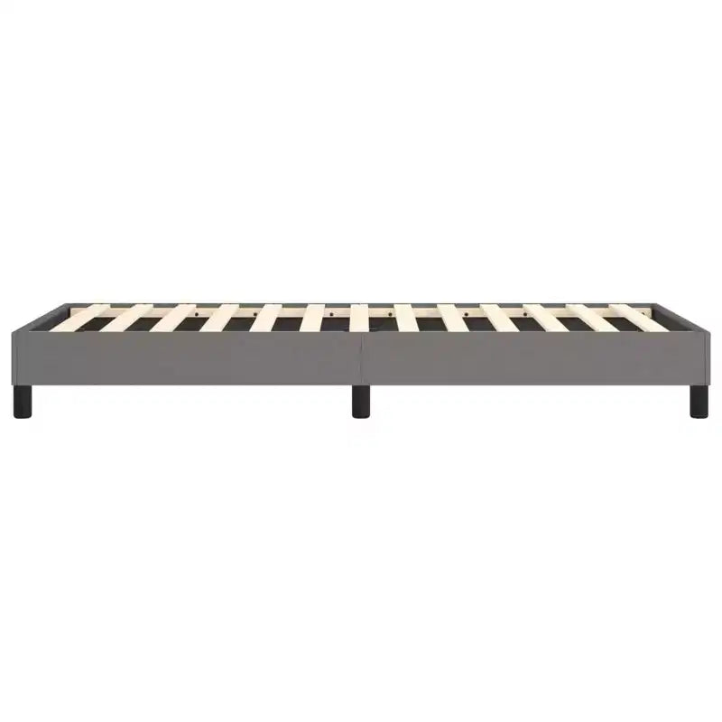 Struttura letto a piattaforma in tessuto grigio scuro, Twin XL, Letto singolo