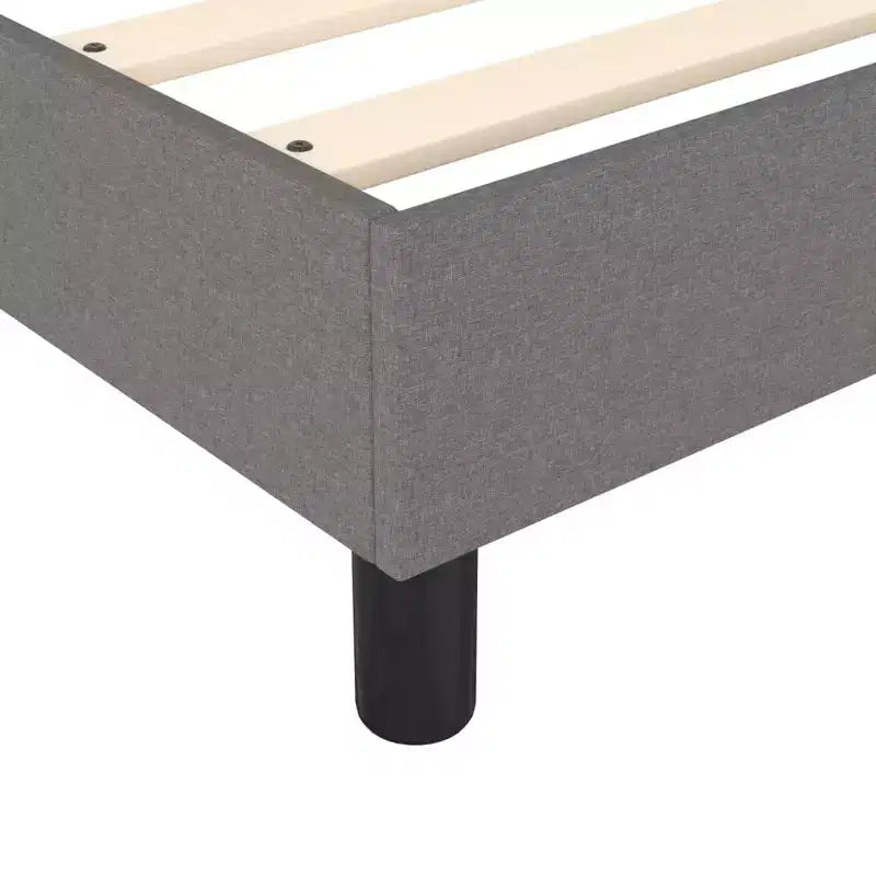 Struttura letto a piattaforma in tessuto grigio scuro, Twin XL, Letto singolo