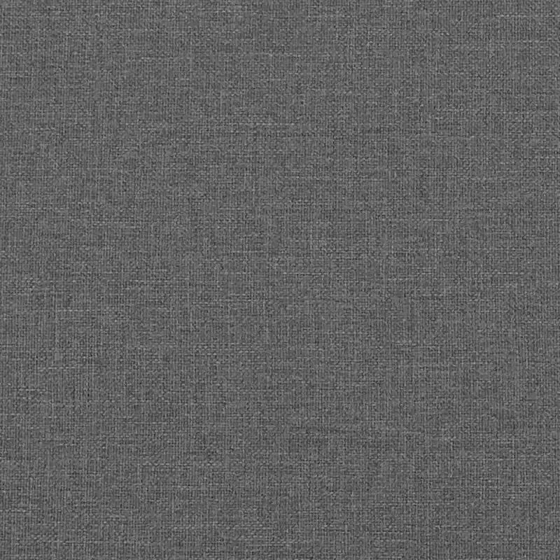 Struttura letto king-size con piattaforma grigio scuro, per 2 persone, senza testiera
