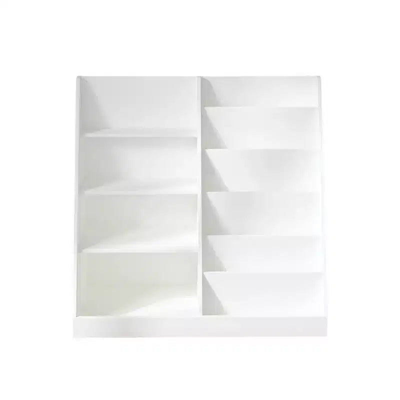 Libreria bianca per bambini e organizer per giocattoli con 3 ripiani aperti